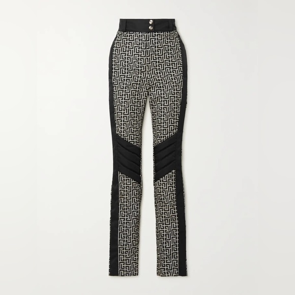 BALMAIN LIMITED EDITION quilted printed ski pants 38 NWT - Picture 5 of 16